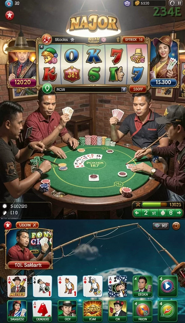 Cuplikan layar EVENTS — menu navigasi